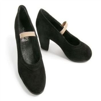 1671 Granada in hunting (suede) w/elastic strap and nails