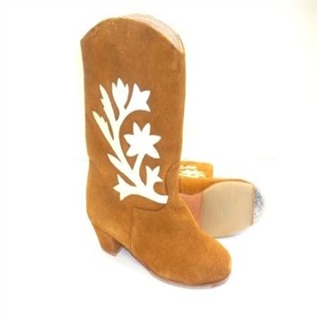 2200 Tamaulipeca Boot, suede upper, leather linning and sole w/nails on heel and tip and anti-slip rubber