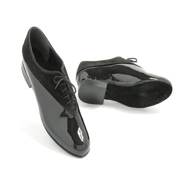 2461 Oxford Broadway (choclo) in patent leather upper w/suede, suede sole
